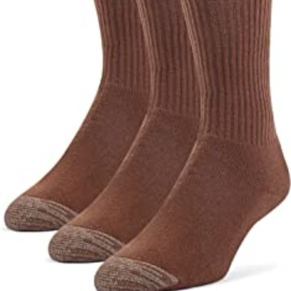 6 pair Galiva Men’s over calf socks cotton spandex and elastic warm small thick - Picture 5 of 6